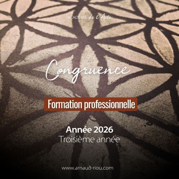 Congruence, la formation professionnelle d'Arnaud Riou